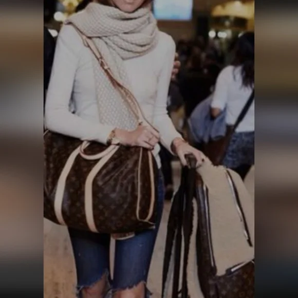 💕LOUIS VUITTON Keepall 50 Bandouliere w/ Strap Travel Bag Monogram - Picture 16 of 16